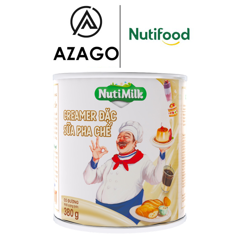 Creamer đặc Sữa pha chế có đường Nuti Lon 380g SDD02AZ