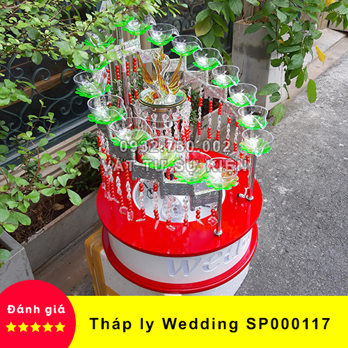 [HCM]【Chất Lượng】Tháp Ly Đám Cưới Wedding SP000117