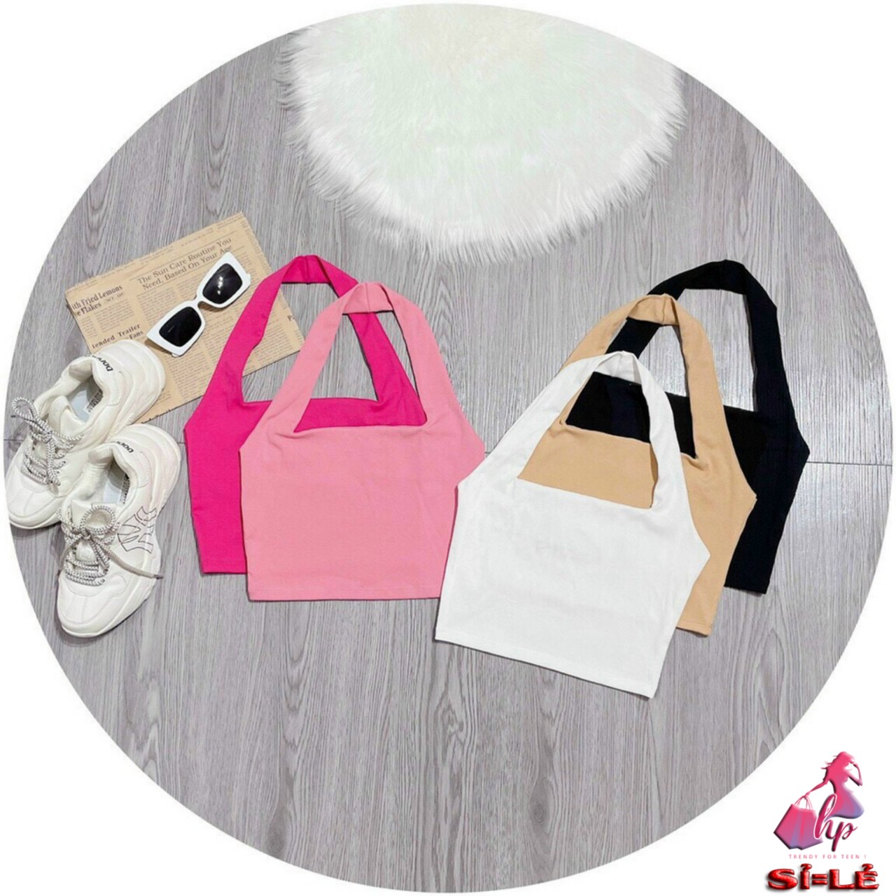 Áo kiểu yếm choàng cổ croptop nữ đẹp ôm body hở lưng cực sexy mẫu mới thời trang -A25