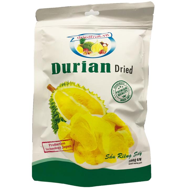 [HCM]Sầu riêng sấy vizafood gói 100g