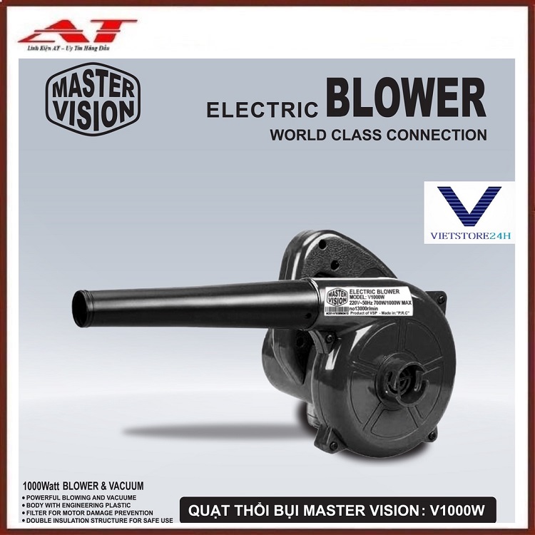 Quạt thổi bụi master vision v1000w