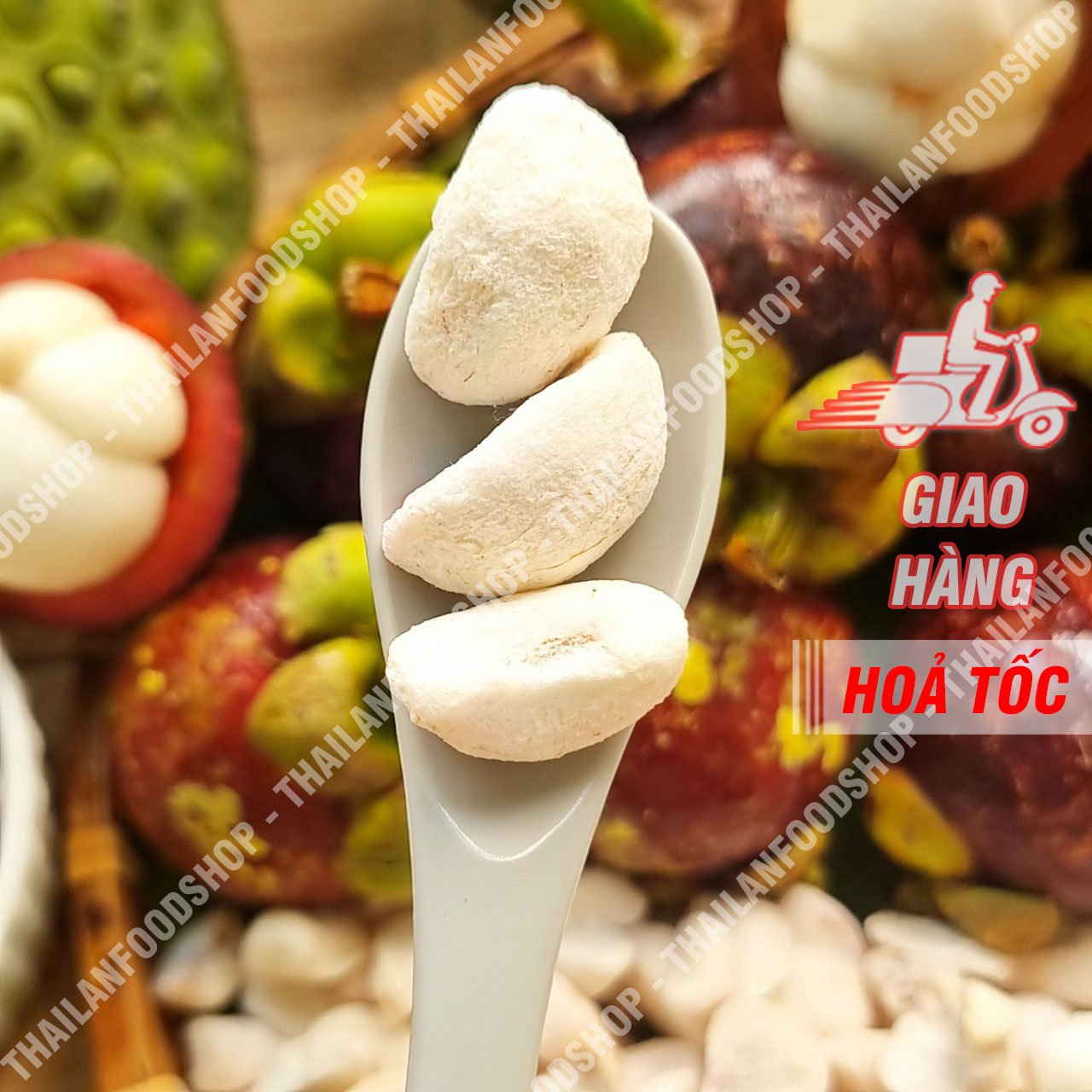 Măng Cụt Sấy Lạnh ( Sấy Giòn) Túi 6 Gói Nhỏ