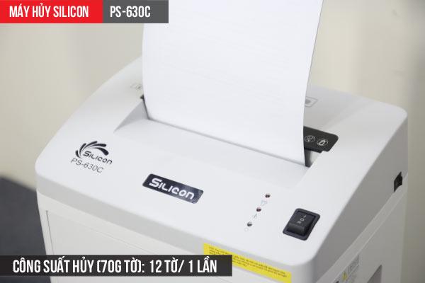 [HCM]Máy hủy tài liệu Silicon PS-630C