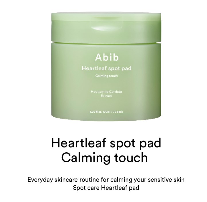 [READY TO SHIP] ABIB HEARTLEAF SPOT PAD CALMING TOUCH 80PADS/180PADS