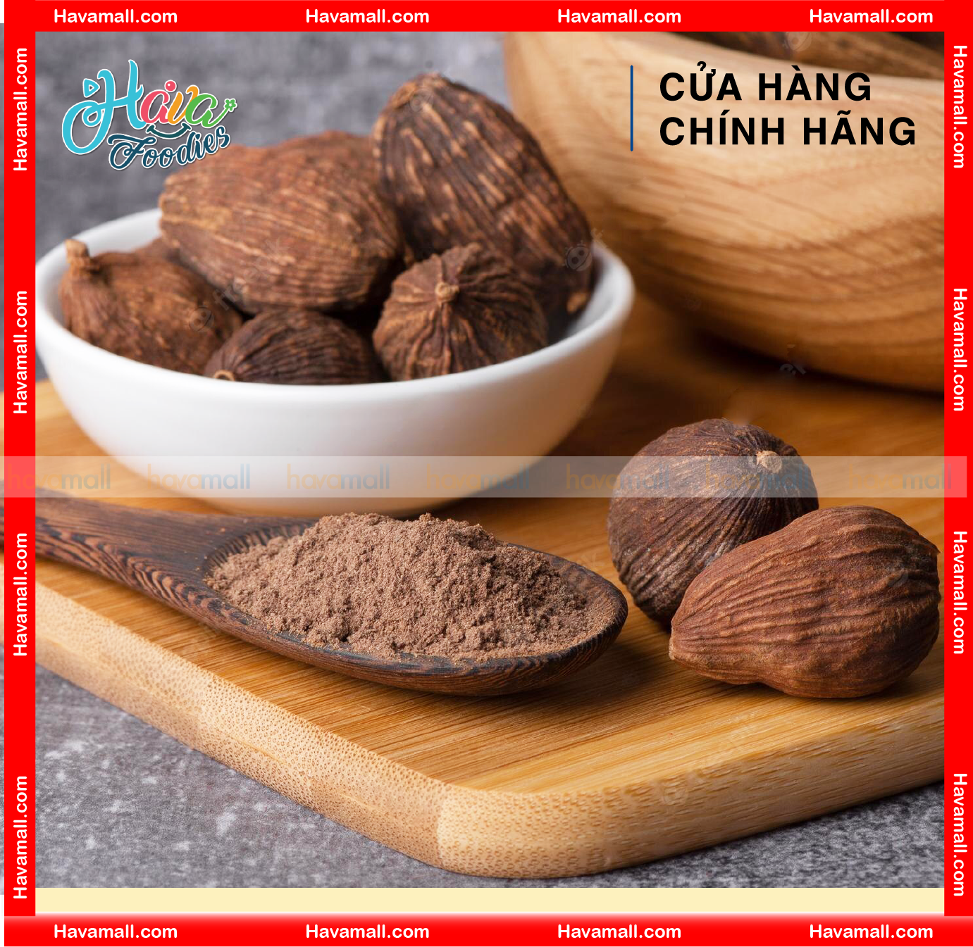 Bột Thảo Quả Đen Havafood – Black Cardamom
