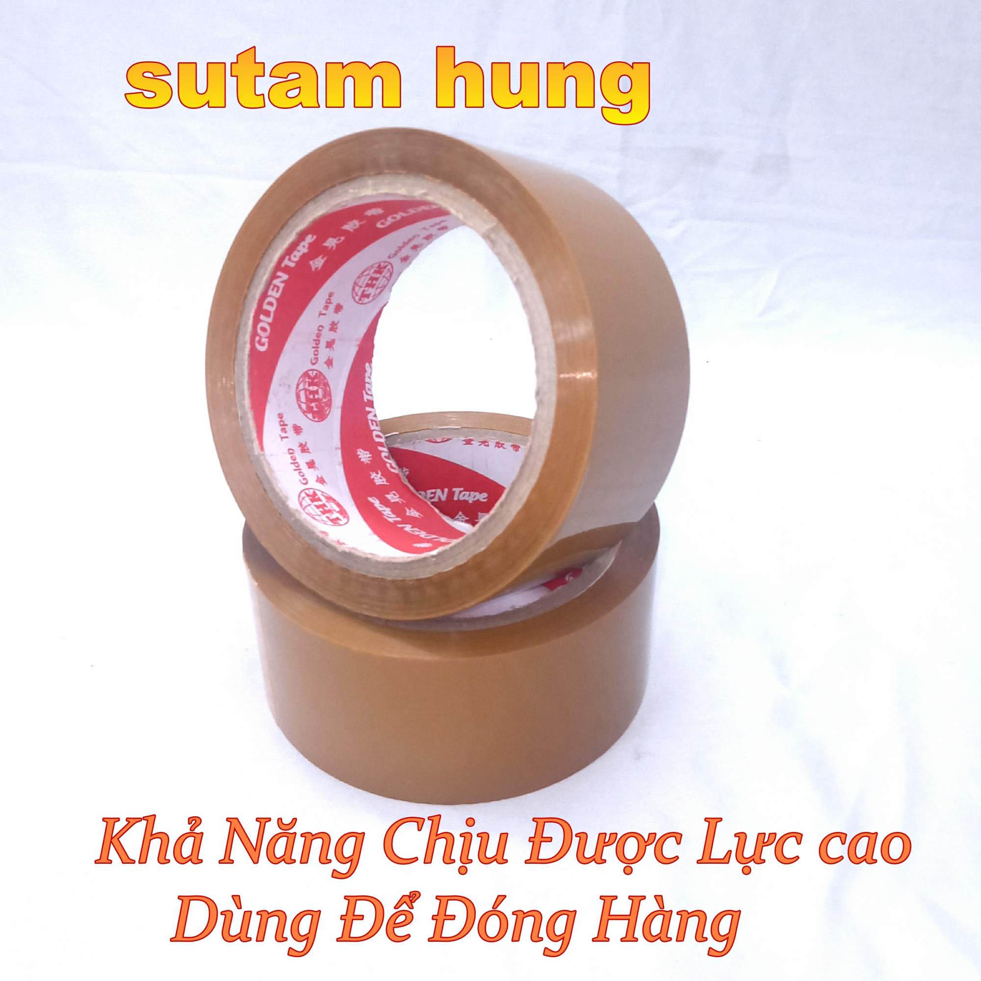 Băng Keo  Đục 100Ya (6 Cuộn/ Cây) 1kg  lõi mỏng sth