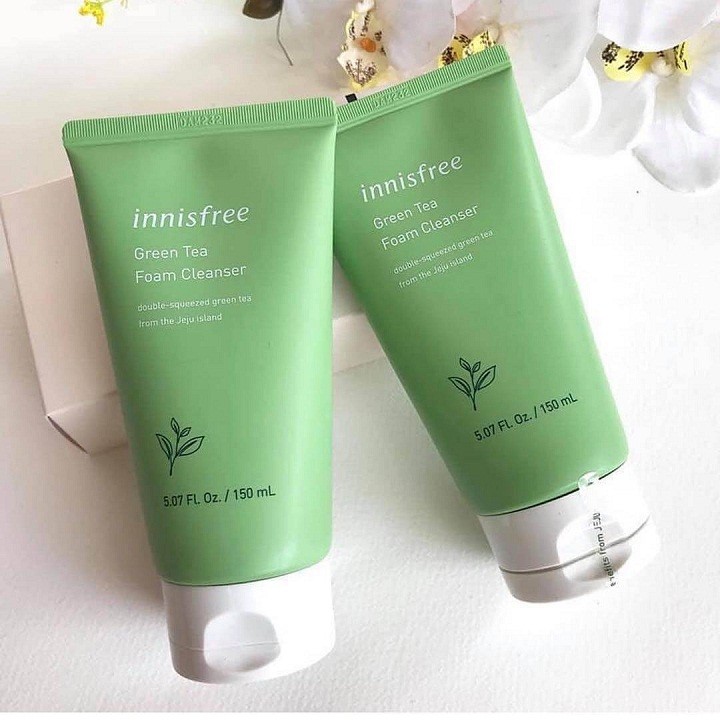 sữa rửa mặt trà xanh innisfree mẫu 2019