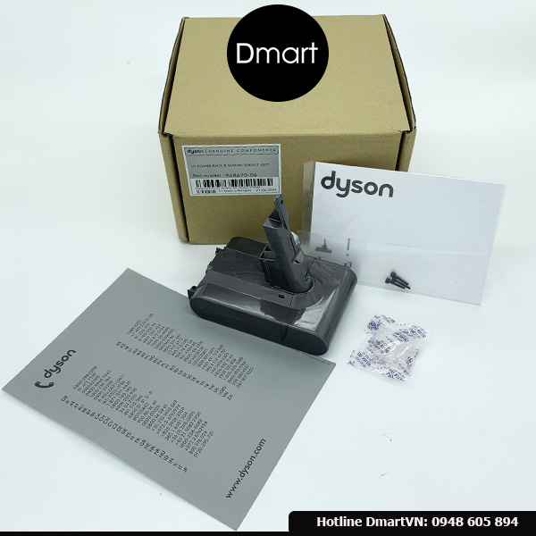 [Dyson V7 Battery] Pin sạc máy hút bụi Dyson V7 chính hãng  - 100% Authentic