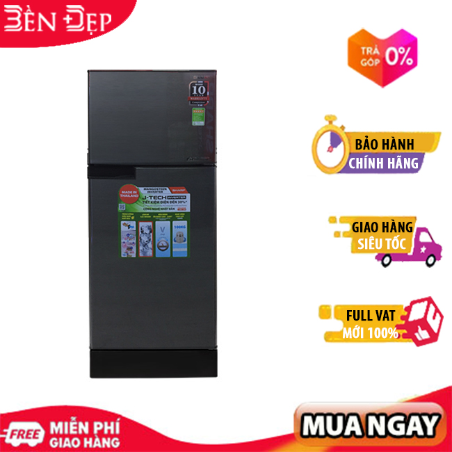 [TRẢ GÓP 0%] Tủ lạnh Sharp SJ-X252AE-DS/SL 224 lít Inverter 2 cửa Model 2023  (Giá áp dụng giao tại HN, HCM& các tỉnh liên hệ shop)