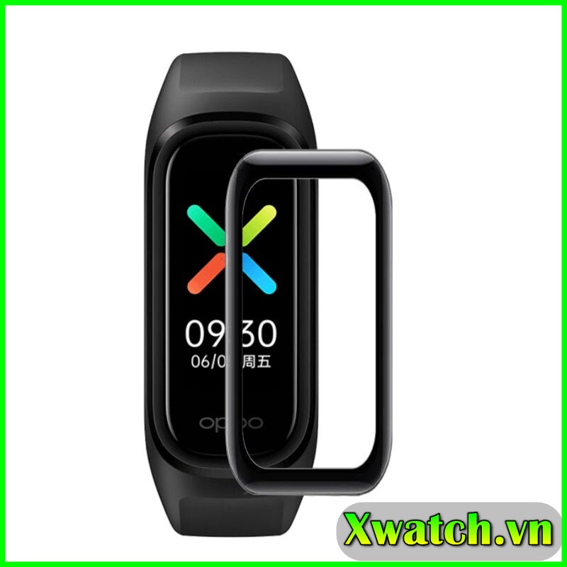 Miếng dán viền cong 3D Full màn Oppo Band viền đen