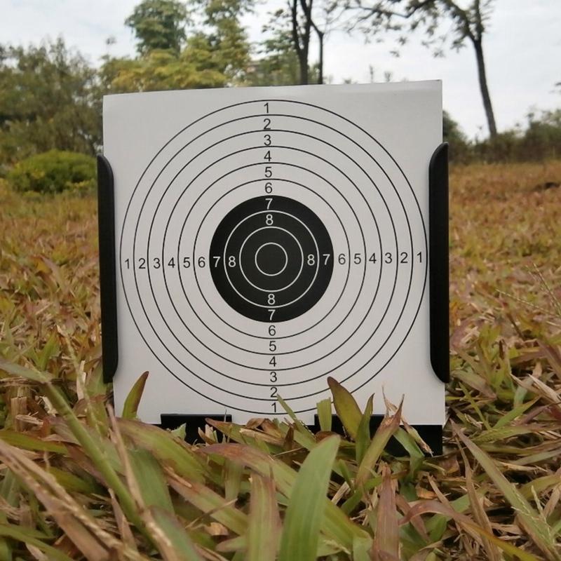 100 Paper Targets 5.5/" Square Target Holder Pellet Trap
