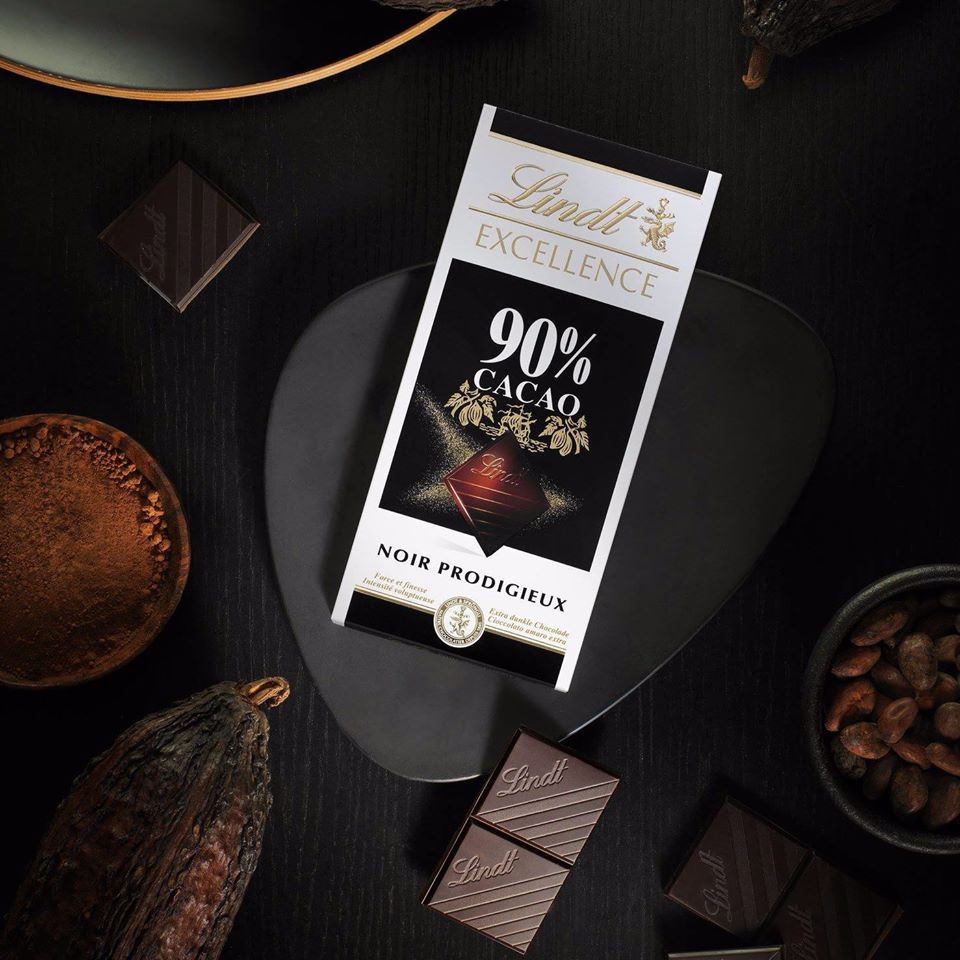 Socola Đắng 90% Cacao Lindt Excellence date mới