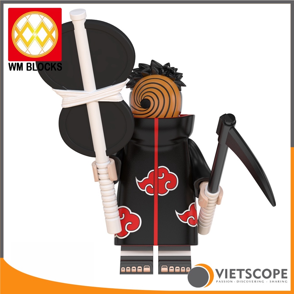 Lắp ráp 8 nhân vật Naruto Uchiha Itachi - Non lego – 7044
