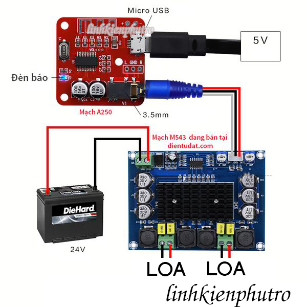 [HCM]Mạch Giải Mã Âm Thanh Bluetooth 4.2 - A250