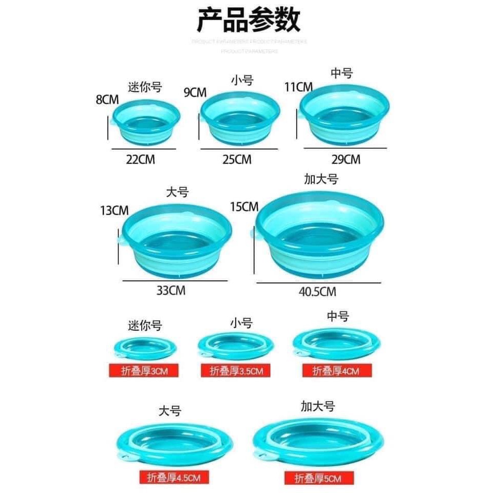 thau trộn mồi silicon gấp gọn  (cam kết đổi trả trong 2 tuần đầu)
