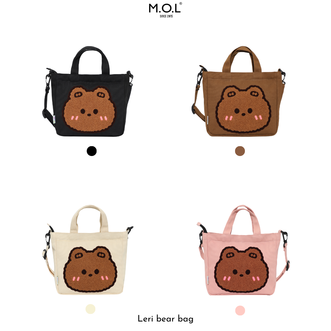 Túi đeo chéo: M.O.L x Leri ( Gấu )