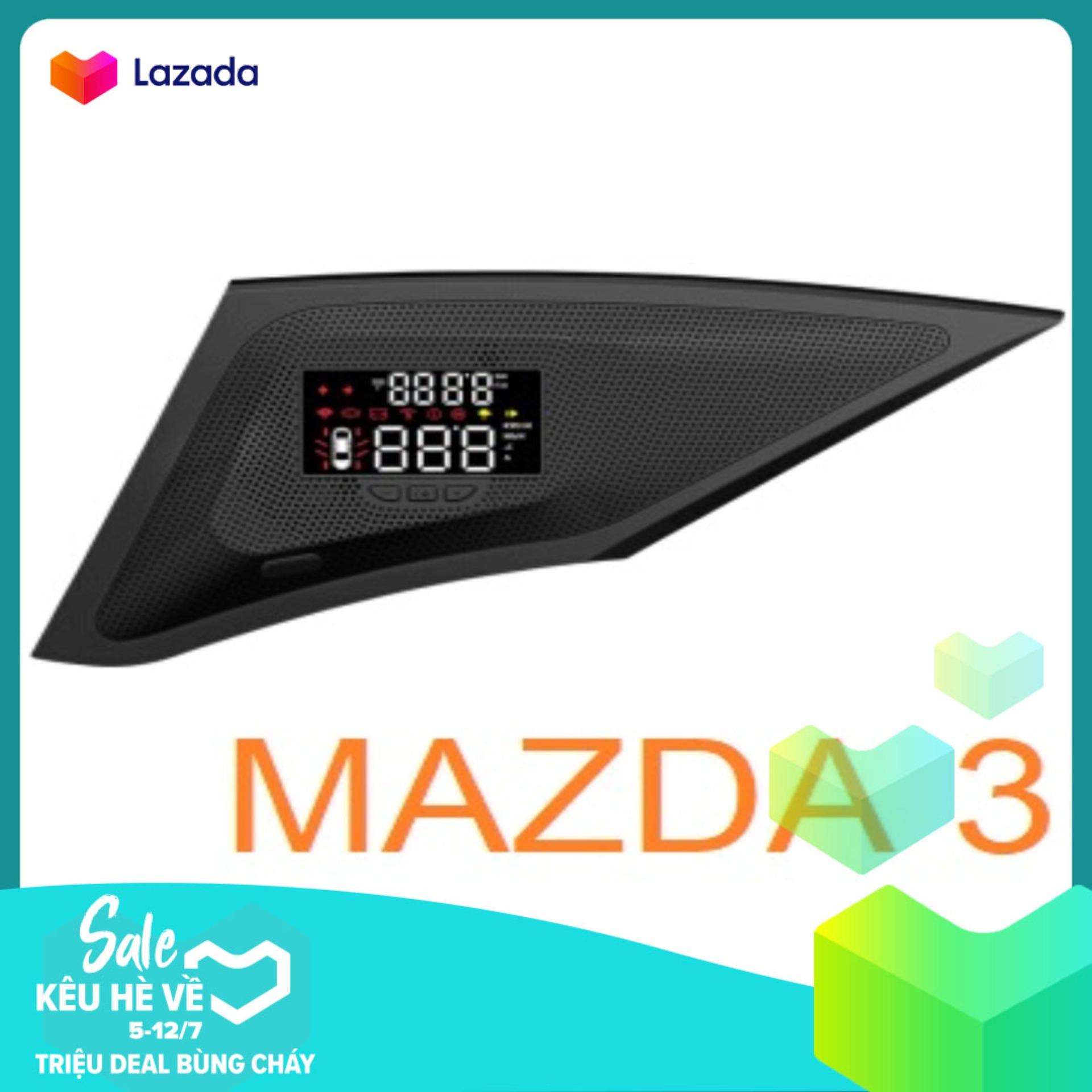 HUD Hiển thị tốc độ lên kính lái xe Mazda 3