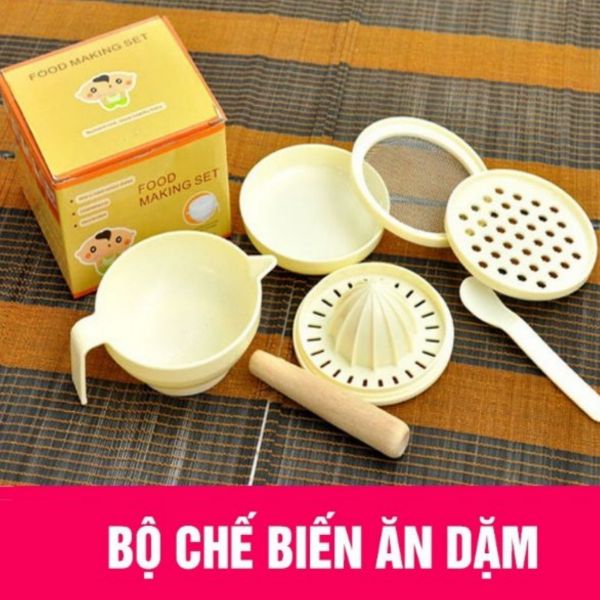 Bộ Chế Biến Ăn Dặm Kiểu Nhật 7 Món