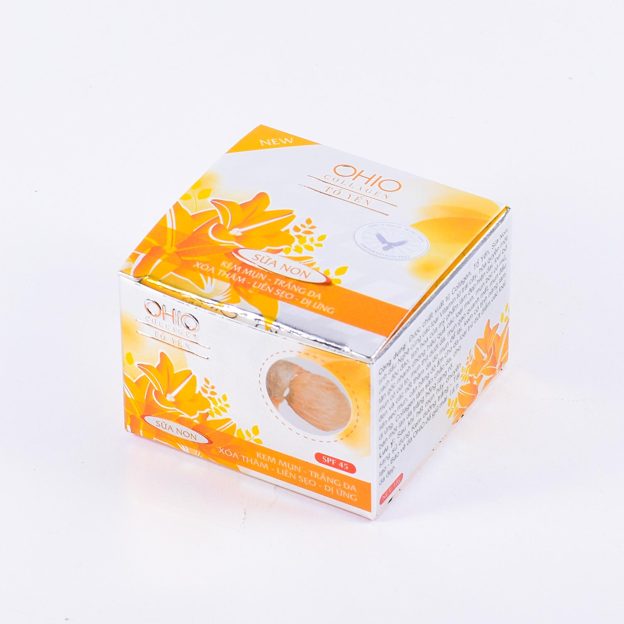 Kem mụn- Trắng da- Xóa thâm- Liền sẹo- Dị ứng- Sữa non- Tổ yến 18(g)- Thanh Loan