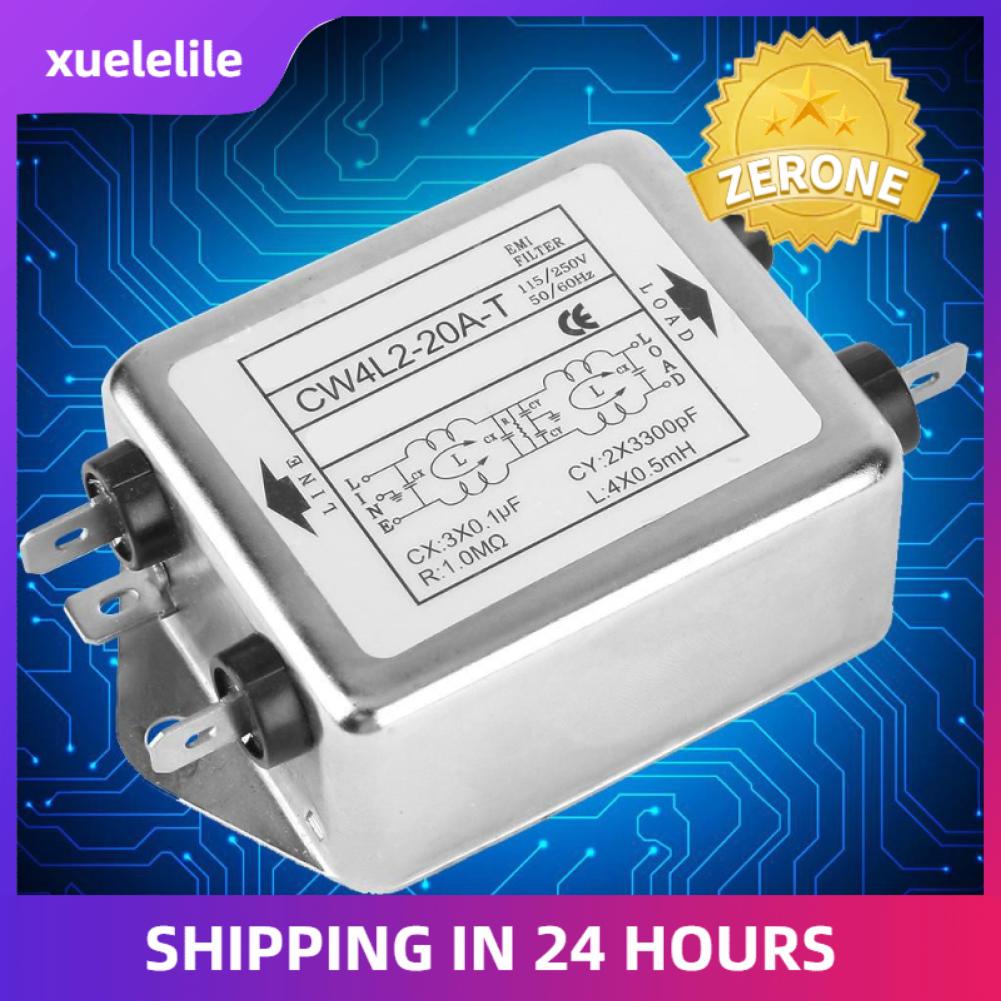 115V/250V 20A 50/60Hz CW4L2-20A-T Power Line EMI Filter Terminal