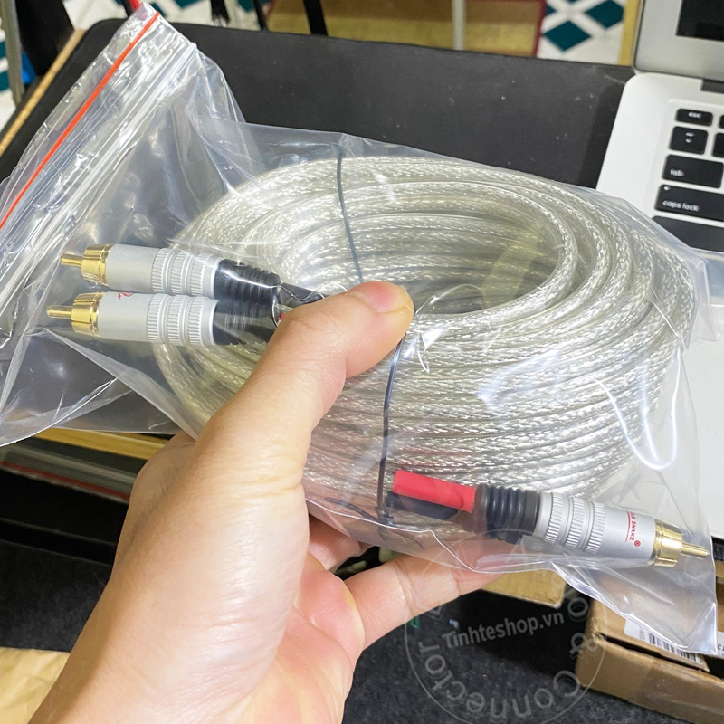 Dây AV 2 đầu 0.2M đến 40M - Cáp RCA cho DVD Loa Âm ly DIY