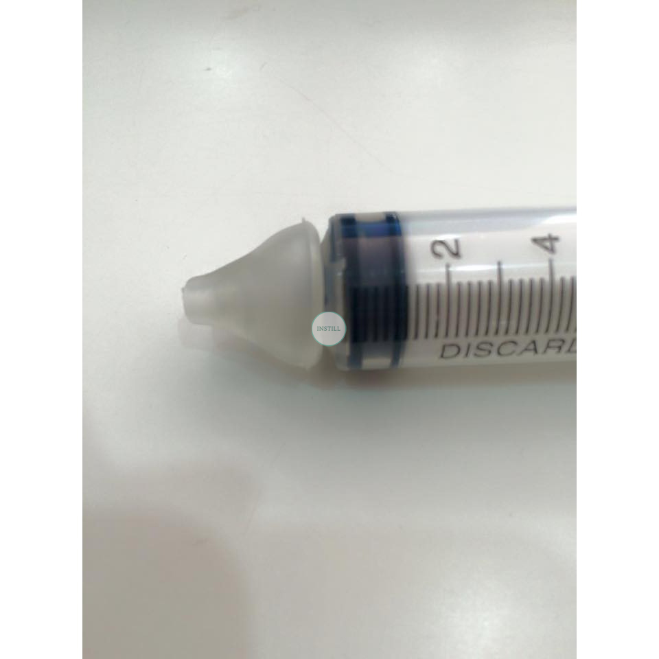 Bộ 2 núm rửa mũi slicon siêu mềm và xilanh cho bé