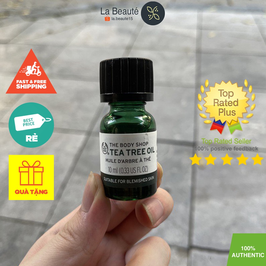 Tinh dầu tràm trà giảm mụn - the body shop tea tree oil