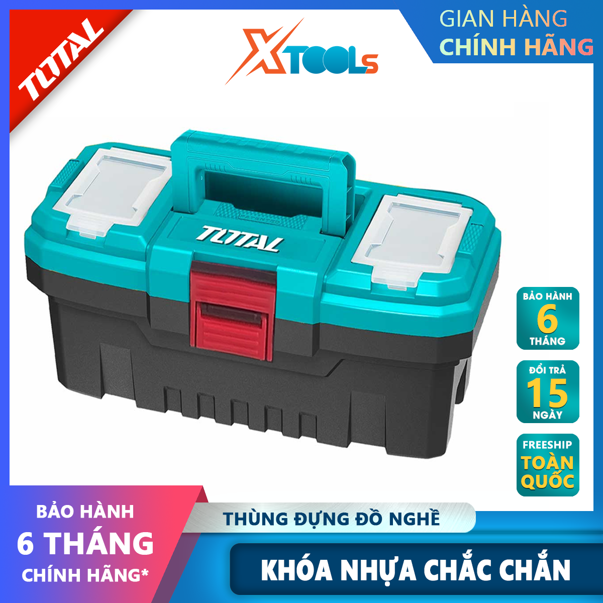 Containers for Đồ craft total TPBX0141 | chart dispensers craft lock plastic pp loading 10kg handle Độ high strength [genuine] [XTools]
