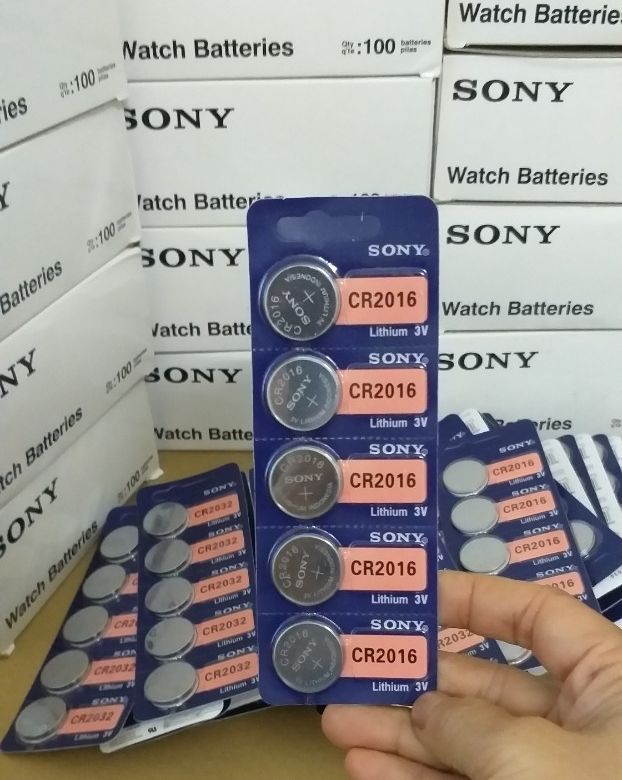 5 Viên Pin CR2016 Pin 3V  SONY Lithium