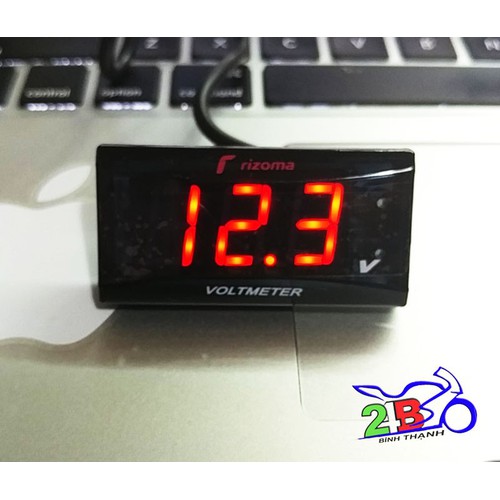 ĐỒNG HỒ BÁO VOL BÌNH ACQUY XE MÁY 12VOL