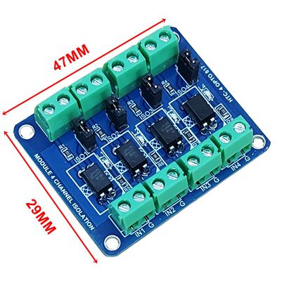 Mạch ra chân Opto Cách Ly 4 Kênh PC817 HTC