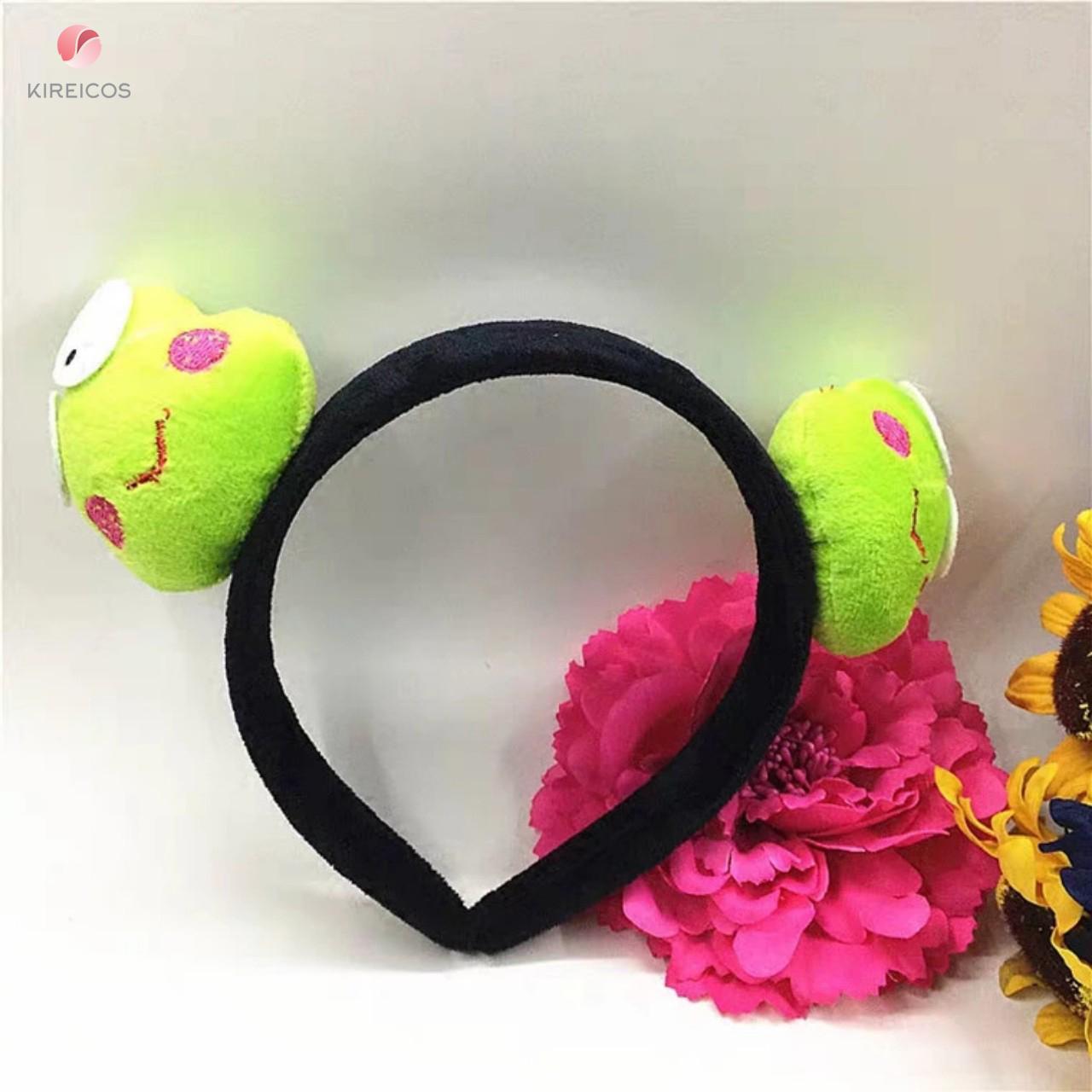 [HCM]Cài Tóc Lông Xù Con Ếch Dễ Thương Dành Cho Bé - kireicos