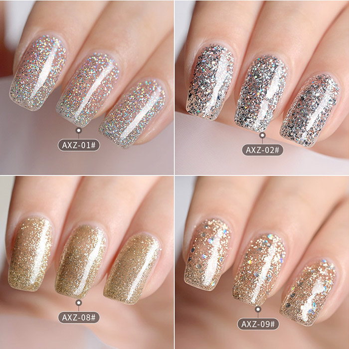 [HCM]Sơn gel AS kim tuyến mã AXZ (cần hơ đèn UV)