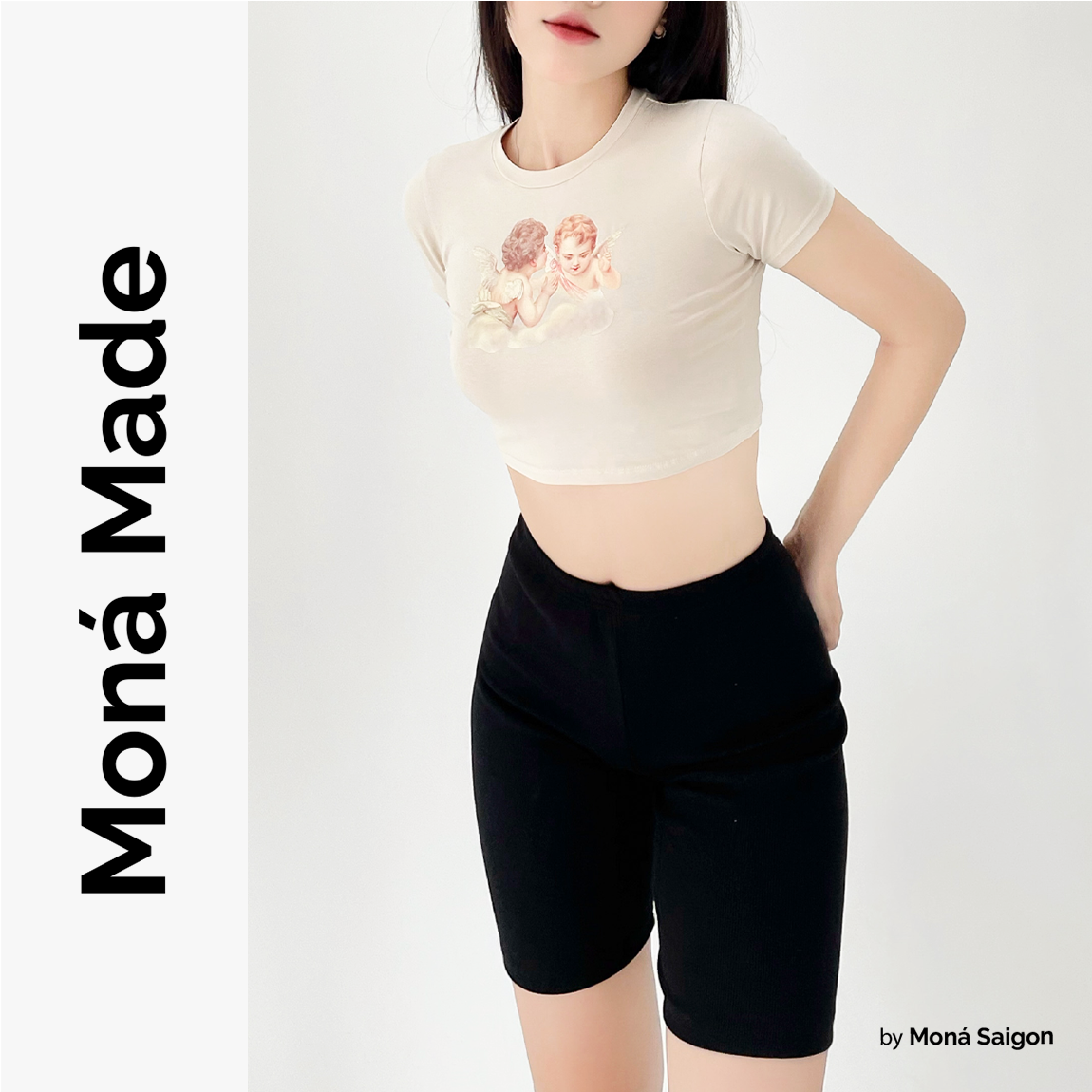 [VOUCHER 12%/149K] Quần ôm biker MONÁ - RIA