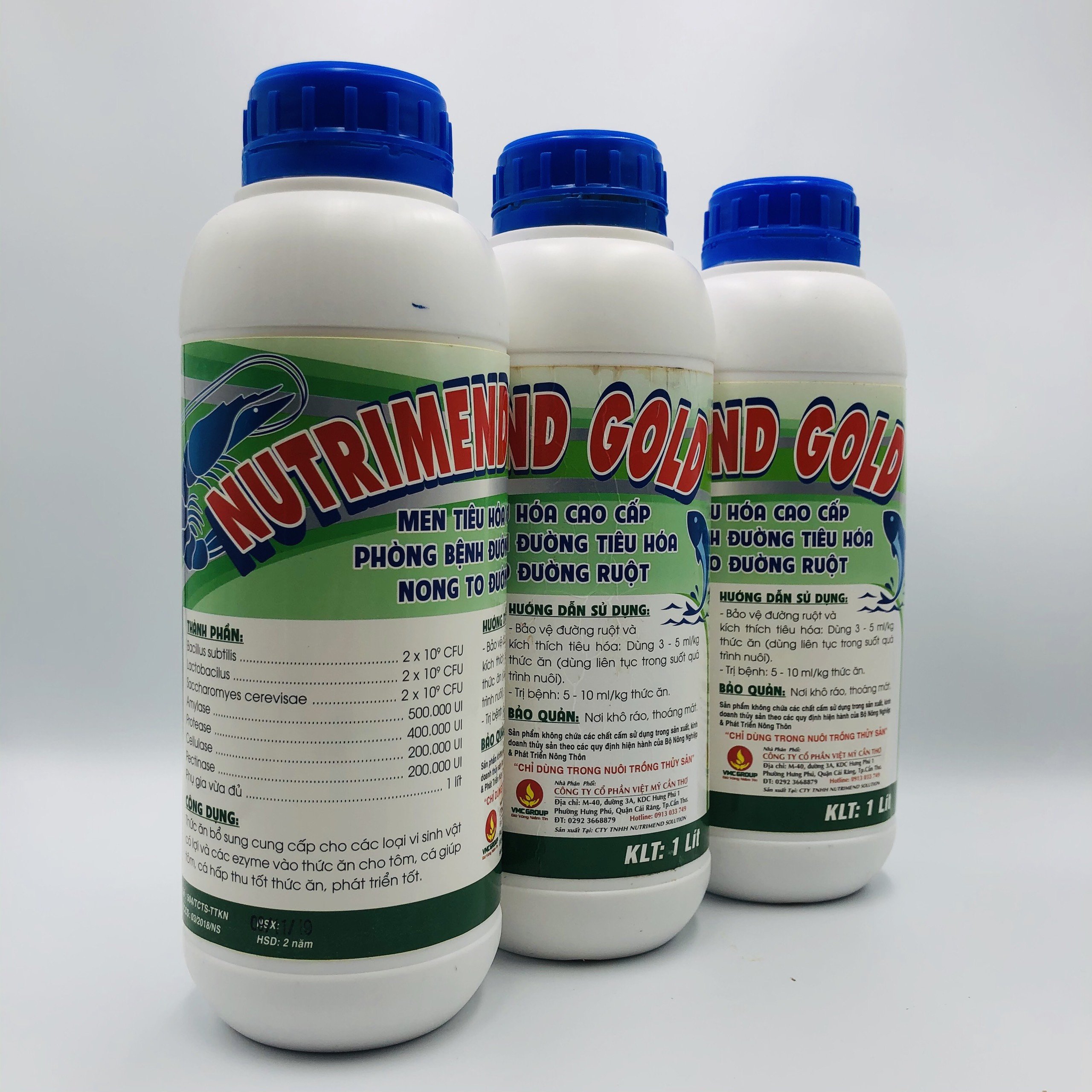 [ HÓA CHẤT THỦY SẢN ] - Men tiêu hóa cho tôm cá - VMC Nutrimen gold
