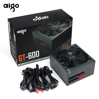 Aigo GT600 Rated 600W Full Module Power Supply Units 80 Plus Bronze For PC thumbnail