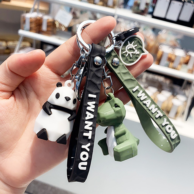 Móc khóa treo balo Khủng long ARC Cute - Móc đôi - KAShop