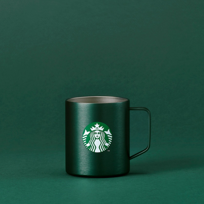 Ly Mug Starbucks 14Oz (414ml) Stainless Steel DARK GREEN SIREN