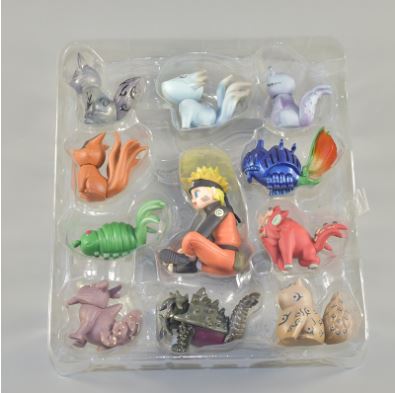 Set Naruto và 9 vĩ thú (size lớn) - Naruto and 9 Tailed Beasts (Big Size)