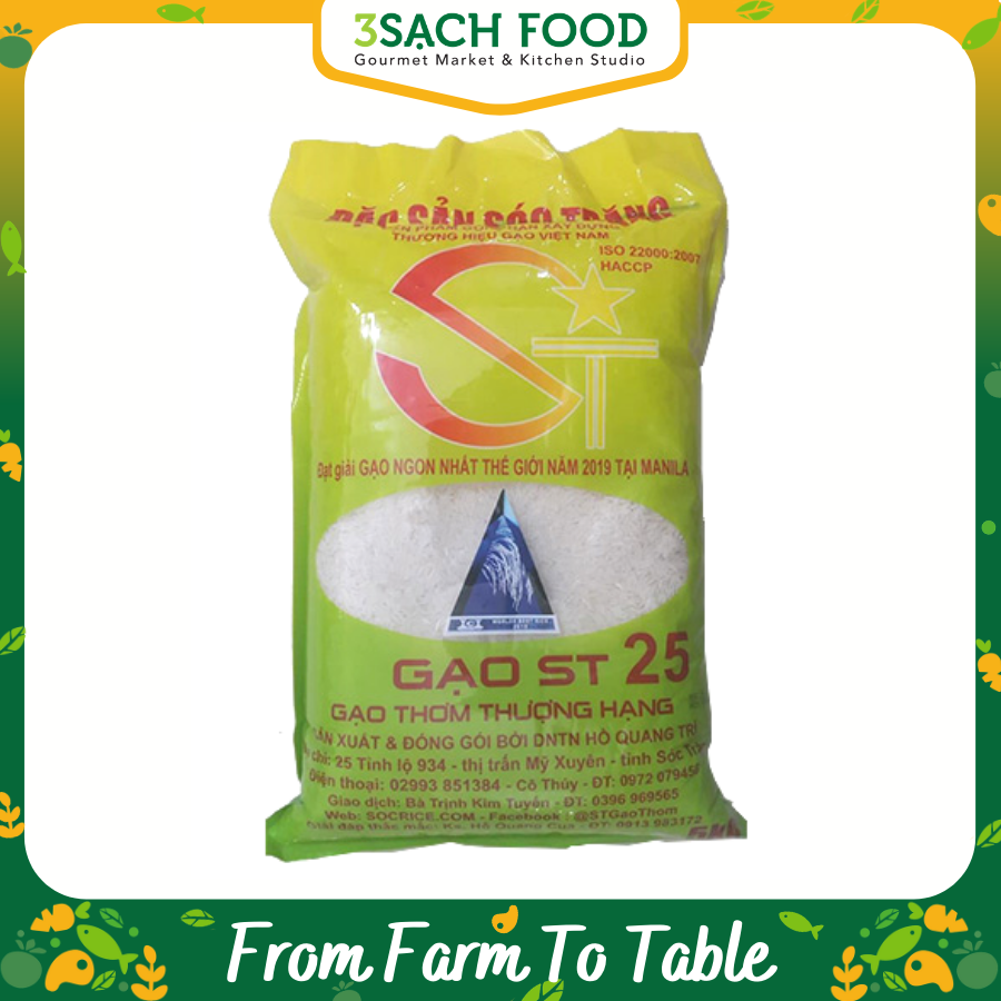 Gạo ST25 - gói 5kg