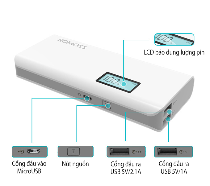 PIN SẠC DỰ PHÒNG  10400MAH