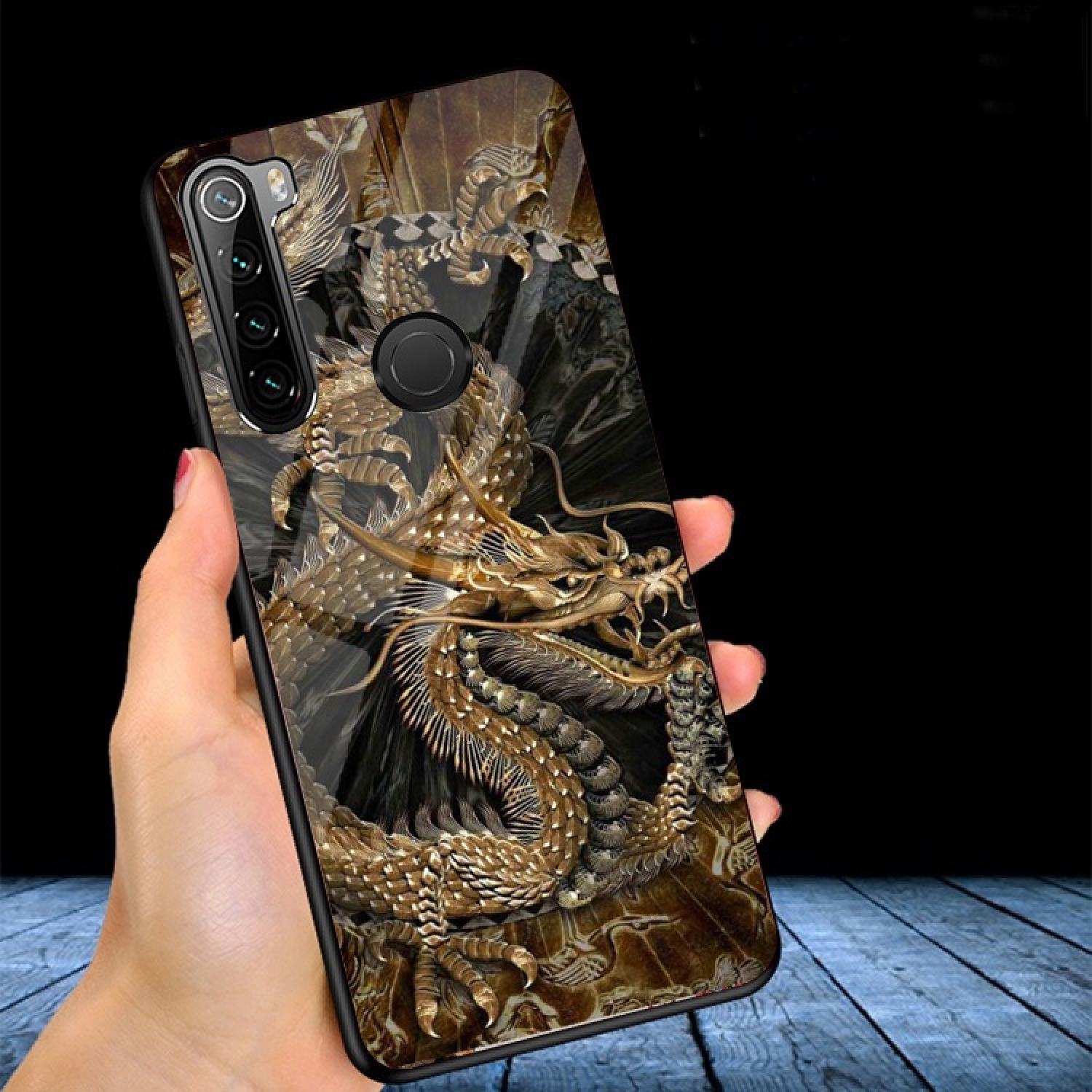 Ốp Lưng Kính 3D XIAOMI REDMI NOTE 8 Ốp lưng thế hệ mới cao cấp