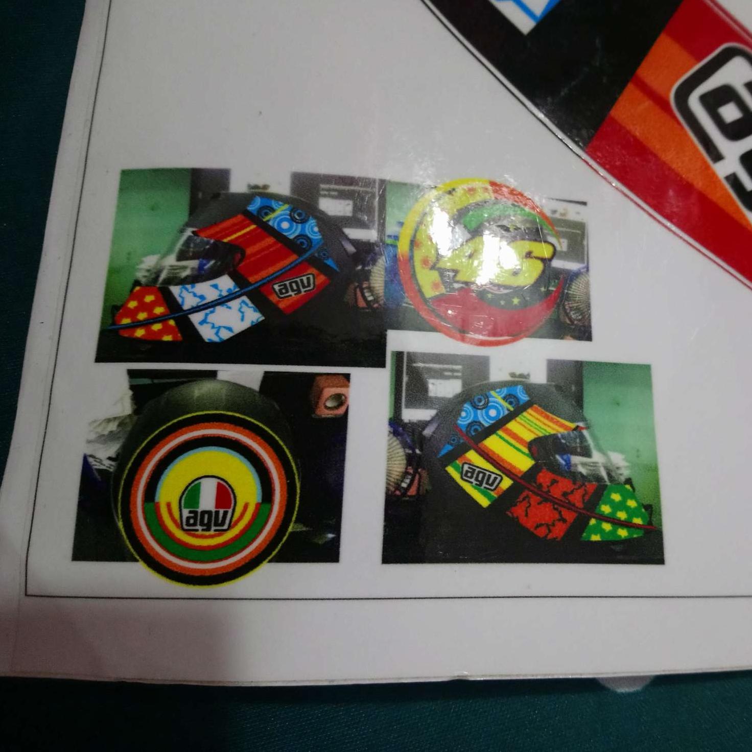 Tem dán nón full face 46 agv