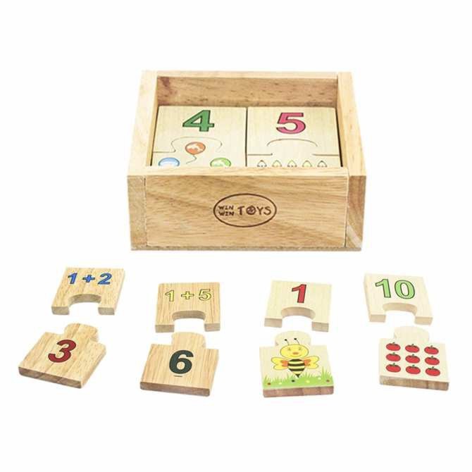 Bộ Học Số Đồ Chơi Gỗ Winwintoys