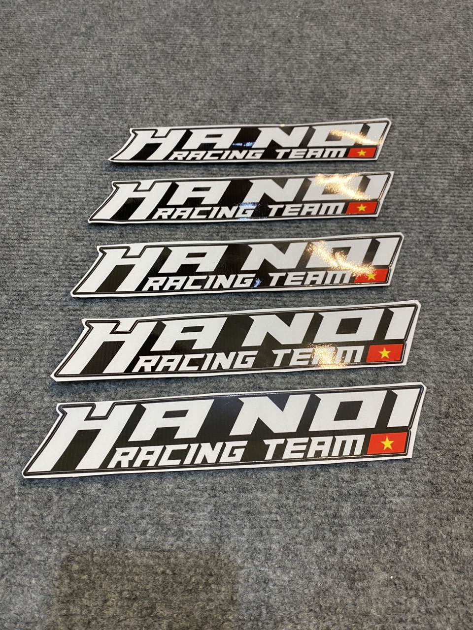 Tem dán Hà Nội racing tem tráng trí xe máy , phụ kiện