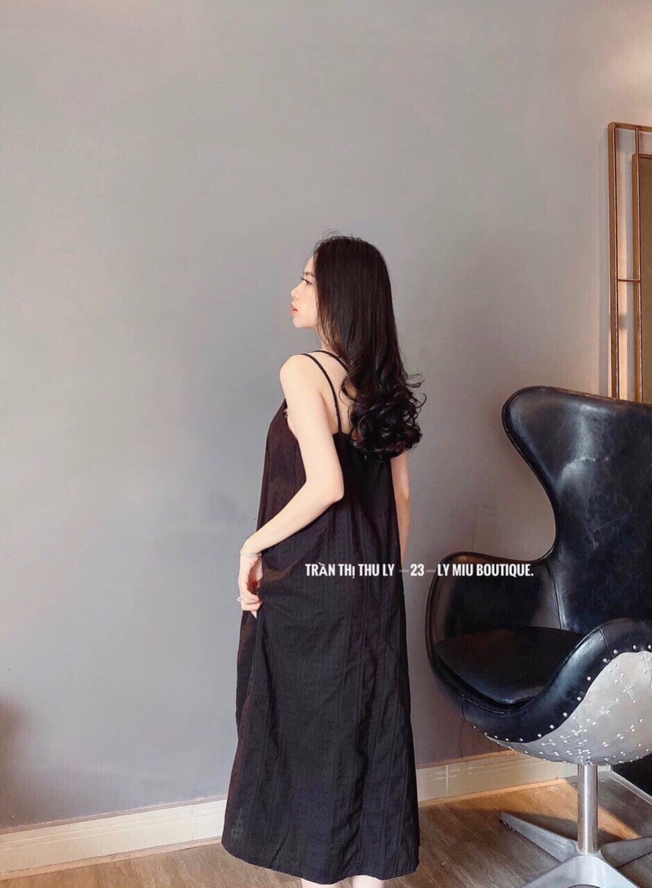 [HCM]Đầm suông chéo lưng dễ thương