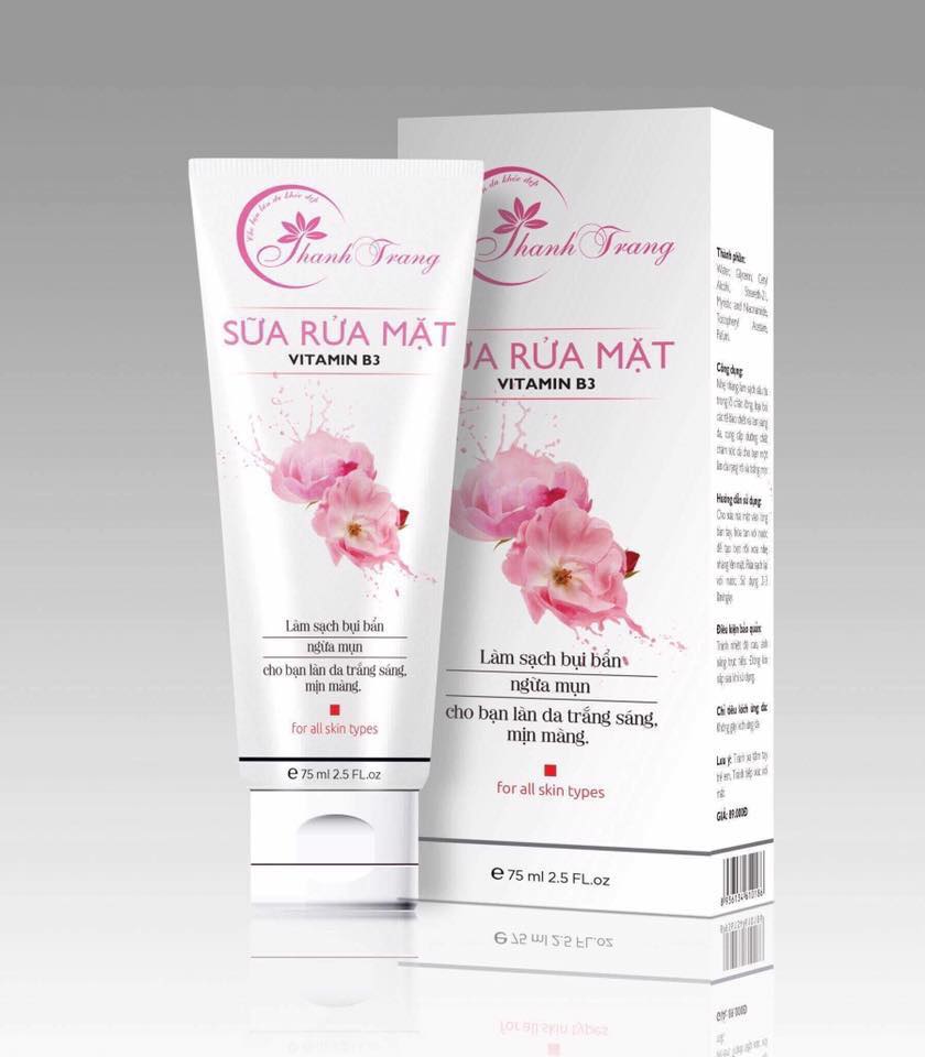 [HCM]SỮA RỬA MẶT B3 THANH TRANG SẠCH MỤN