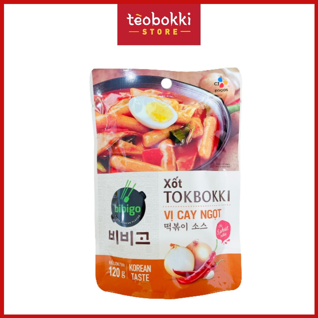 Sốt nấu topokki Hàn Quốc