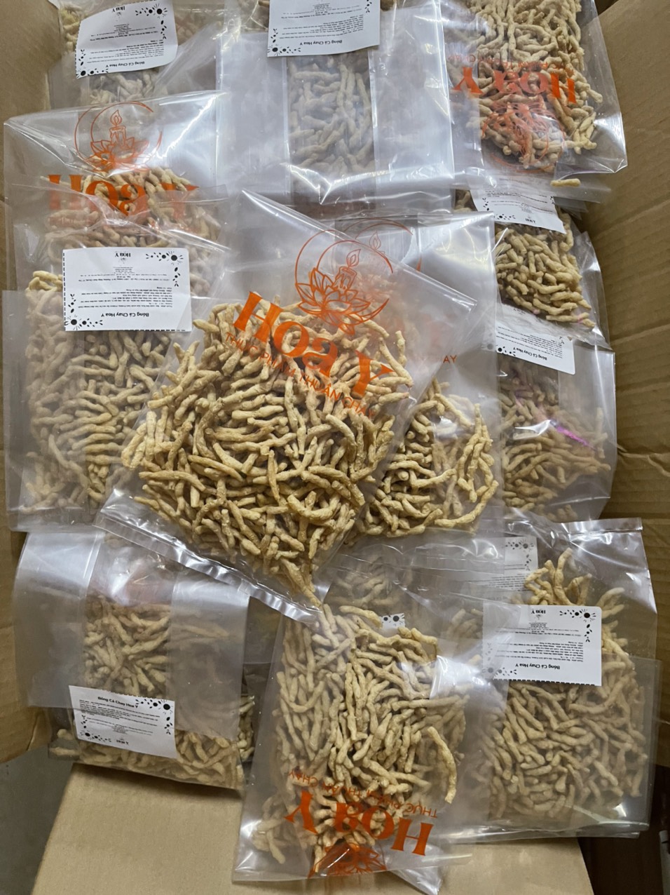 BỐNG CÁ Chay HOA Y túi 100 gram