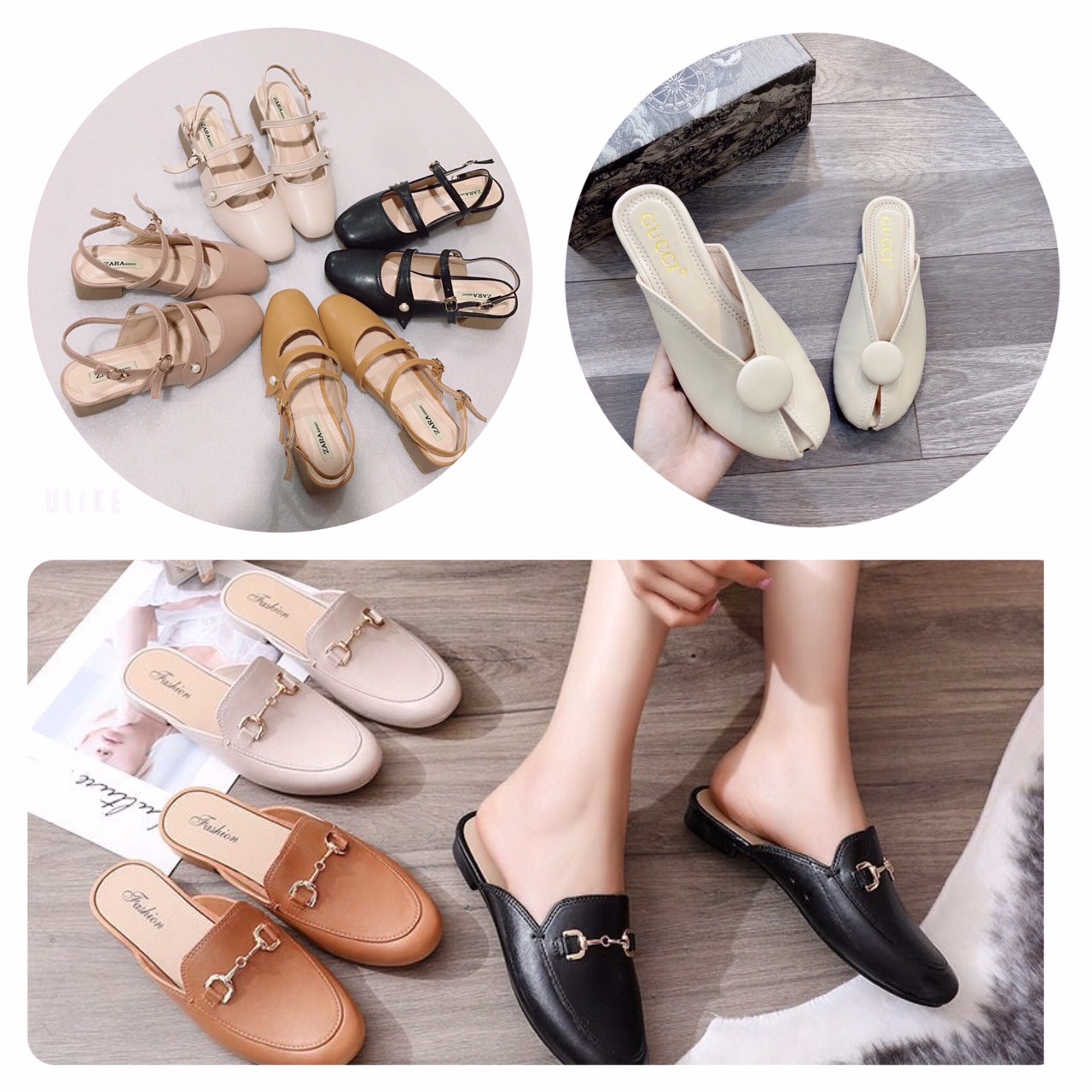 ( Ngẫu Nhiên) Xả lỗ giày đi mưa đi nắng